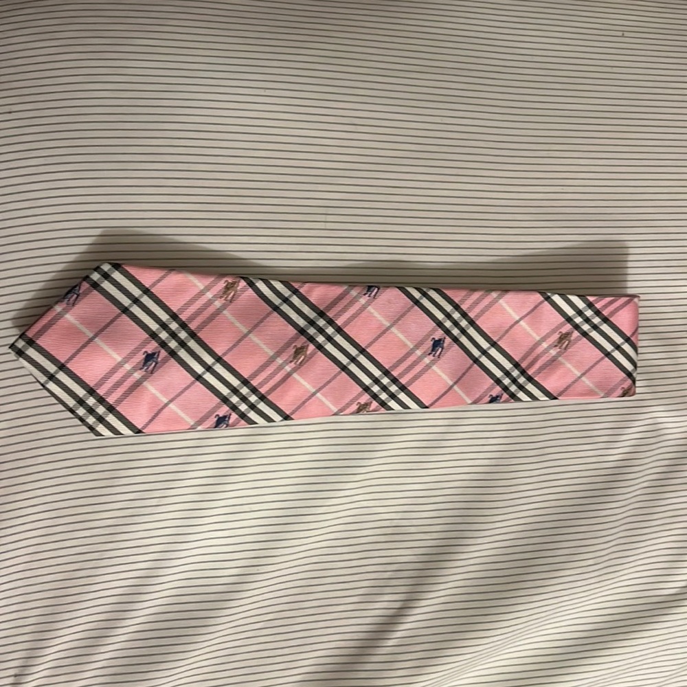 Burberry Check Silk Tie